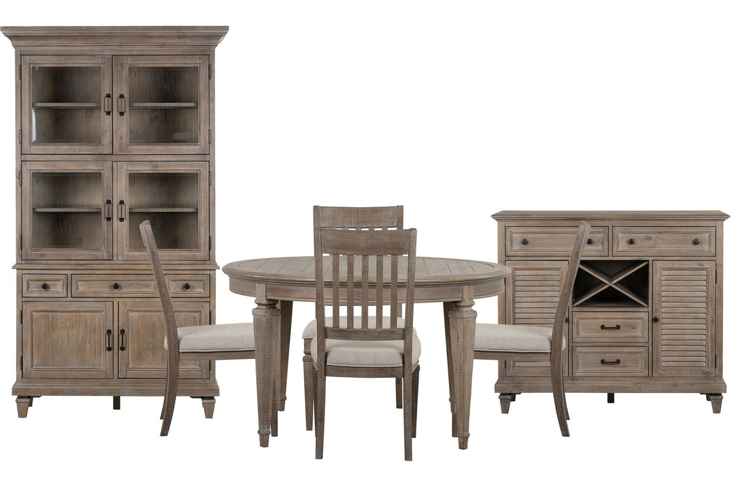 Lancaster - Extendable Round Dining Table Set Magnussen Furniture