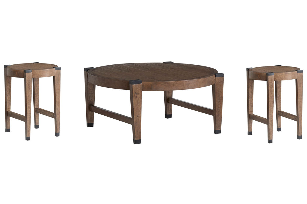 Kaysen - Round Cocktail Table Set Magnussen Furniture