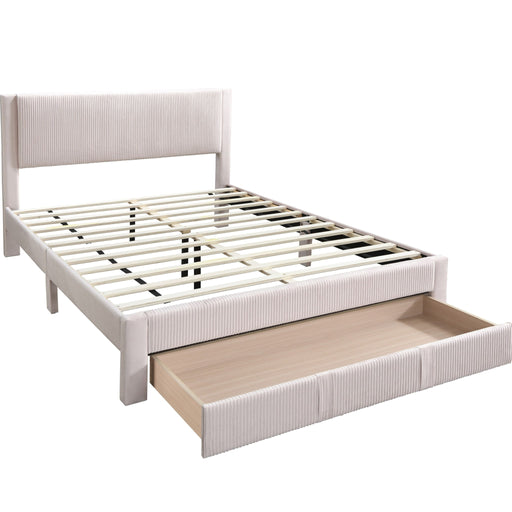 Contemporary Bed & Storage Drawer Home Essentials