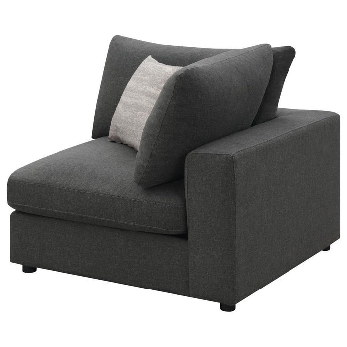 Serene - Upholstered Corner - Charcoal