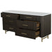 Clayten - Dresser - Marble Top & Espresso ACME