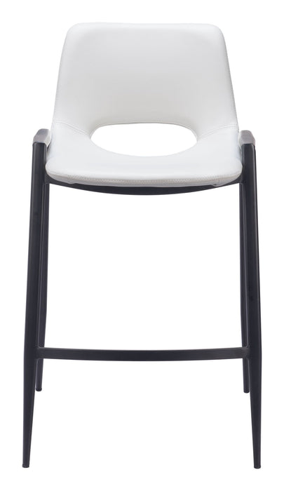 Desi - Counter Chair With Black Legs (Set of 2) Zuo Modern