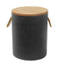 Beban - Outdoor Side Table - Natural / Black Zuo Modern
