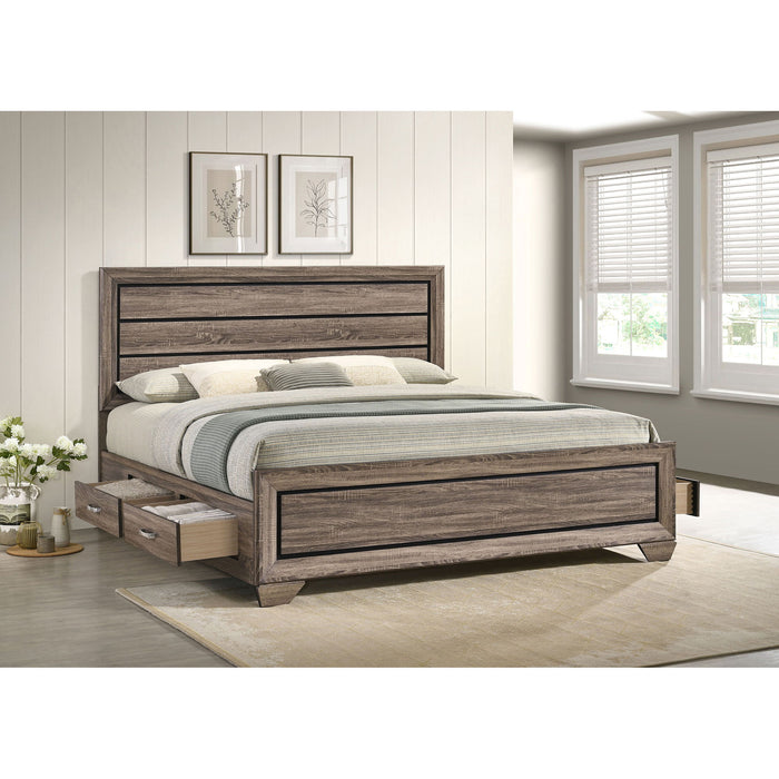 Oatfield - Panel Bed Furniture Max