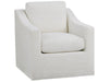 Augustine - Slipcover Swivel Glider - White Universal Furniture