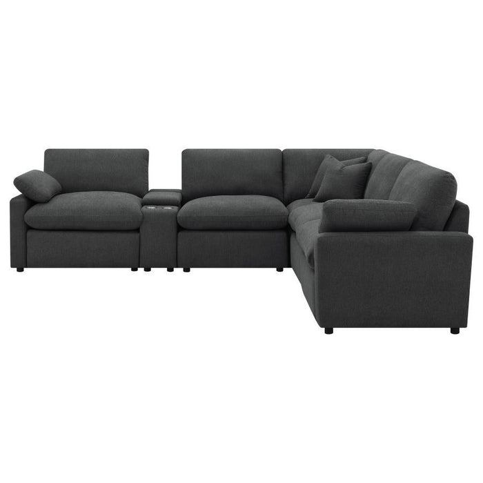 Collins - 6-Piece Modular Power Reclining Sectional