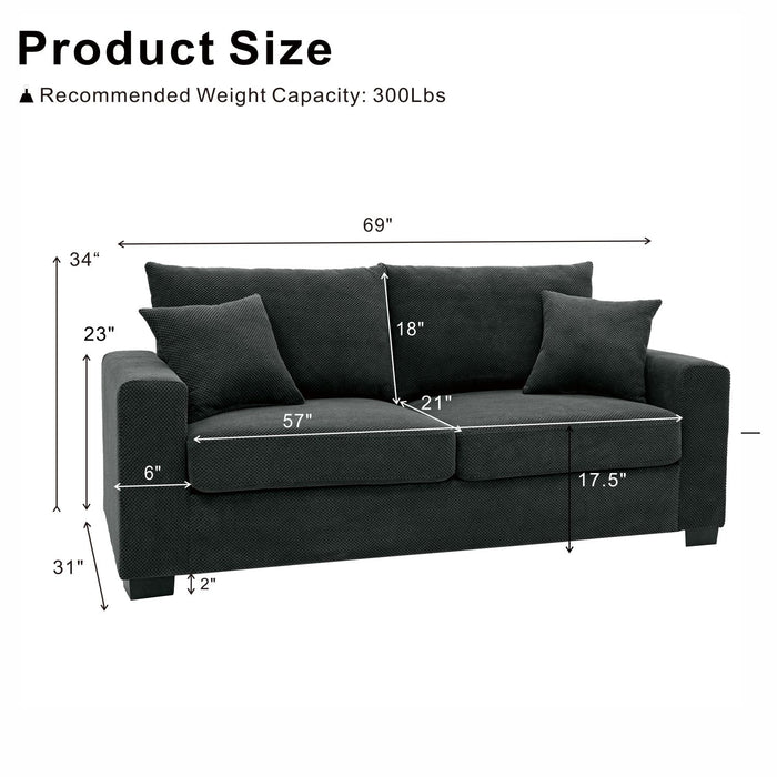 2 Seater Sofa For Living Room Home Essentials