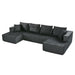 U-Shaped Modular Sectional Sofa With Double Chaise, Oversized Deep Seat For Living Room Home Essentials