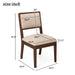 Compact Ergonomic Upholstered Side Chairs (Set of 2) Home Essentials