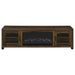 Temby - Fireplace TV Stand With Flameless Ambience - Pine Wood Furniture Max