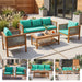 Patio Set Outdoor With Coffee Table And Cushions Hearth and Haven
