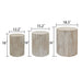 Cylinder Nesting Tables (Set of 3) Home Essentials