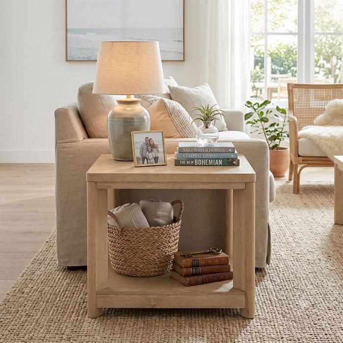 End Table - Tan Emerald Home