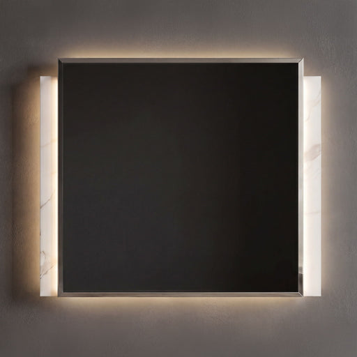 Altima - LED Dresser Mirror With Integrated Vertical Light Strips (Dresser Not Included) - Gray Matrix Furniture Group