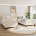 Platform Bed Frame With Tall Headboard And High Footboard Home Essentials
