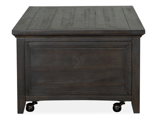 Westley Falls - Lift Top Storage Cocktail Table With Casters - Graphite Magnussen Furniture