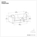 Jasmine - Handcrafted Sofa Simpli-Home