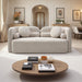 2 Seater Sofa Couch For Living Room - Light Beige Home Essentials