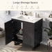 Bathroom Vanity Set With Sink, Combo Cabinet, Bathroom Storage Cabinet, Solid Wood Frame Hearth and Haven