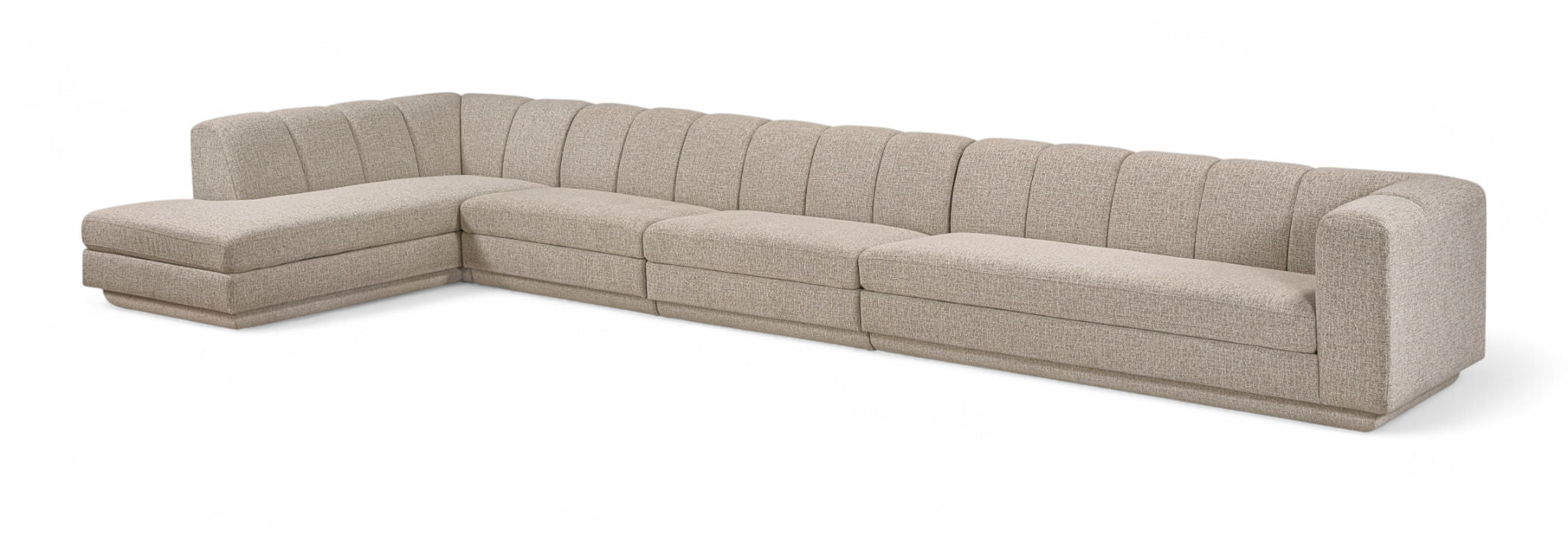 Modari - Sectional - Beige Meridian Furniture