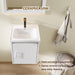 Floating Bathroom Vanity Combo, Wall Mounted Cabinet With Sink & Soft Close Doors For Small Bathrooms Home Essentials