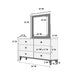 Design Dresser With 6 Drawers Home Essentials