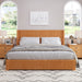 Platform Bed Frame With Headboard, Floor Standing Design Home Essentials