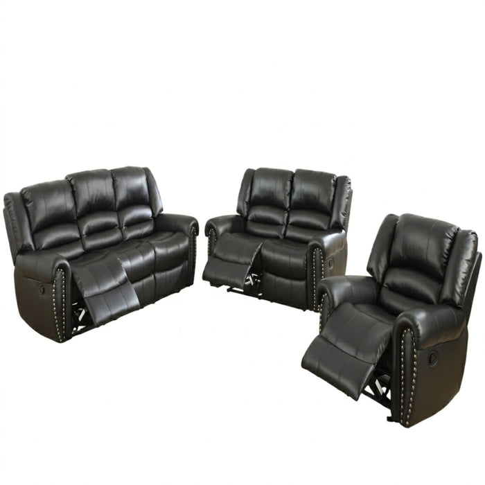 Modern Living Room Set With Nailhead Trim Home Essentials