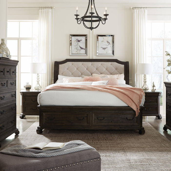 Bellamy - Complete Sleigh Storage Bed Magnussen Furniture