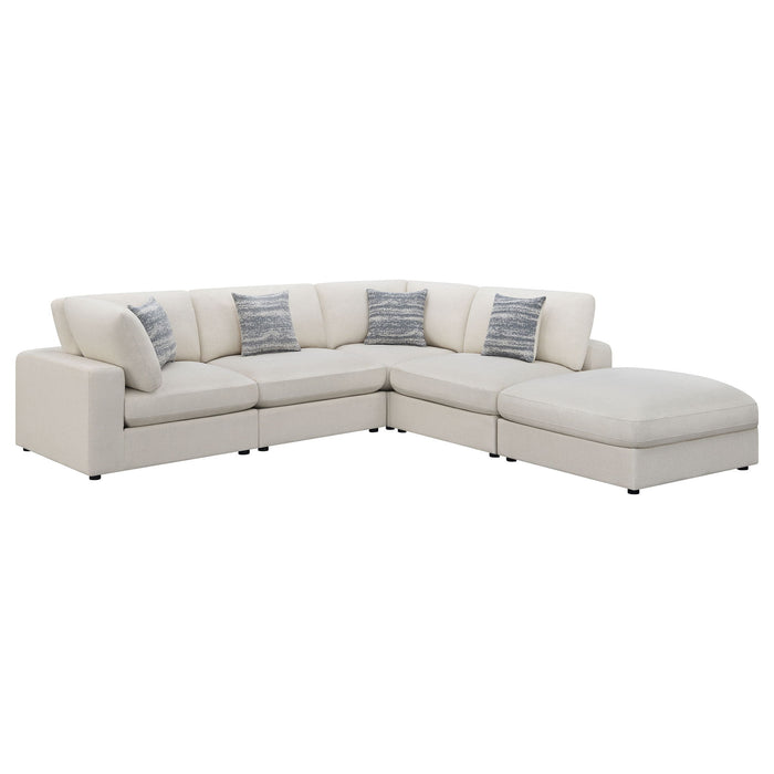 Dulcy - 5 Piece Modular Sectional Sofa - Beige Furniture Max