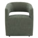 Libni - Arm Chair With Casters - Green Linen ACME