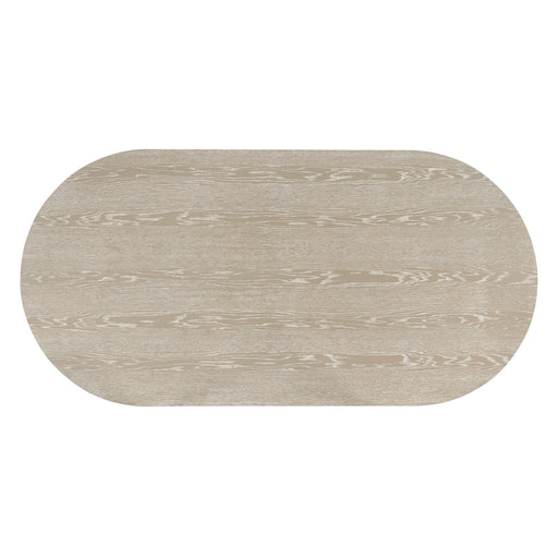 Gwendolyn - Oval Dining Table Top - Cerused Taupe New Classic