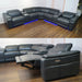 L - Shaped Recliner Sectional Sofa With Bluetooth Speakers, Wireless Charging, LED Lights Home Essentials