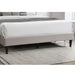 Bed With Nailhead Trim Accents, Upholstered Platform Frame Home Essentials