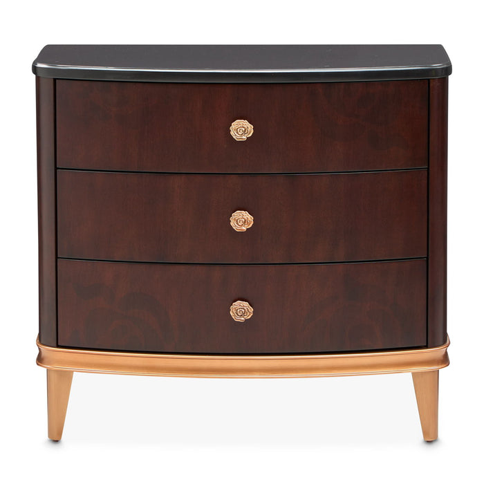 Camellia Field - Nightstand - Dark Brown