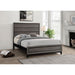 Queen Panel Bed Accents - Gray Furniture Max