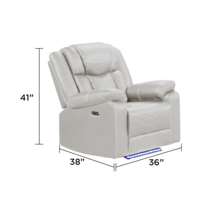 Challenger - LED Power Recliner Chair Matrix Furniture Group