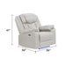 Challenger - LED Power Recliner Chair Matrix Furniture Group