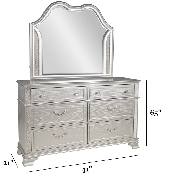 1 Piece Dresser Crystal Knobs Pull Handles Bedroom Furniture - Gray Home Essentials