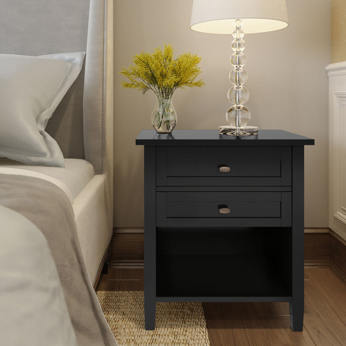 Warm Shaker - Handcrafted Bedside Table Simpli-Home