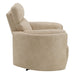 Elison - Motion Glider Recliner With Swivel - Dark Beige Polish Microfiber ACME