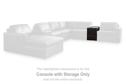 Modmax II - Console With Storage - Black Signature Design by Ashley®