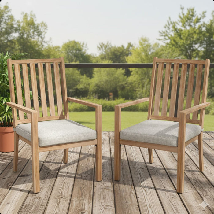 Patio Dining Chairs With Thick Cushions Home Essentials