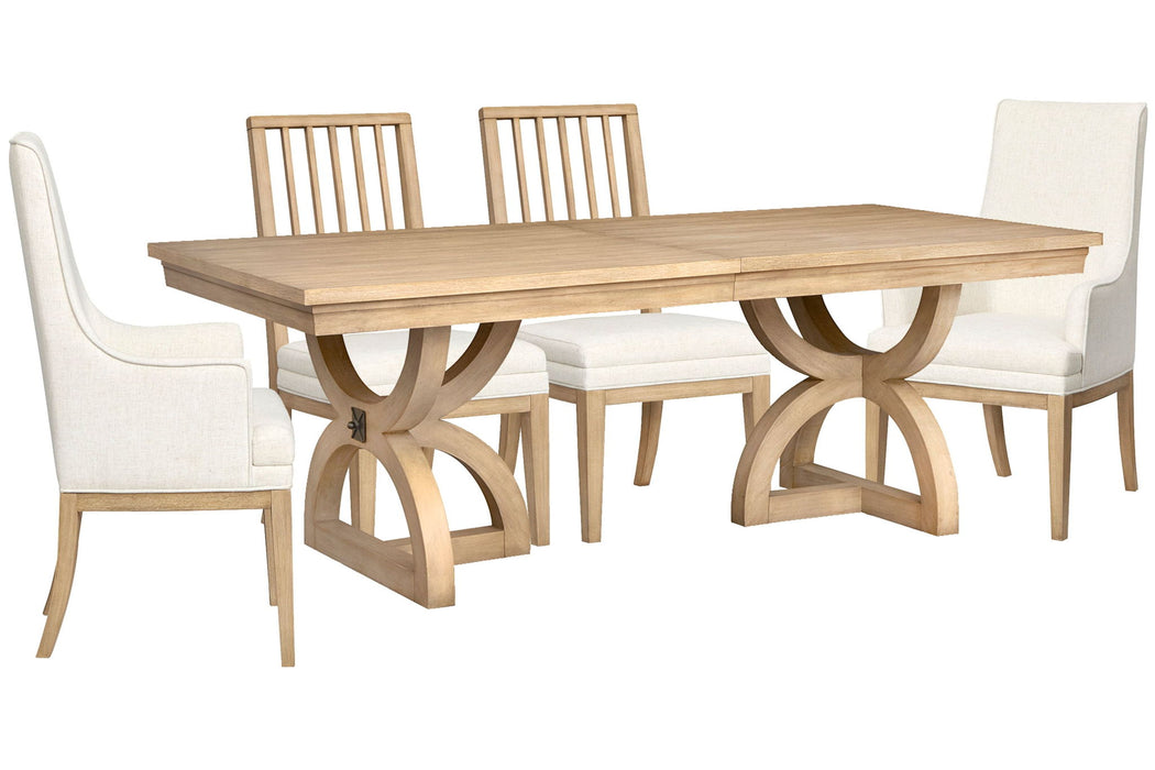 Coventry - Extendable Trestle Dining Table Set Magnussen Furniture