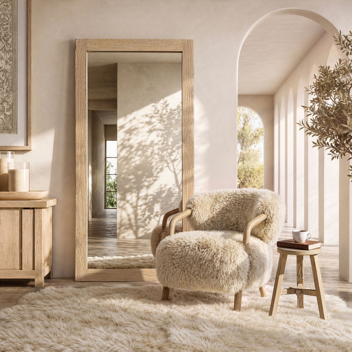 Linden - Round Stool - Light Brown Jennifer Taylor Home