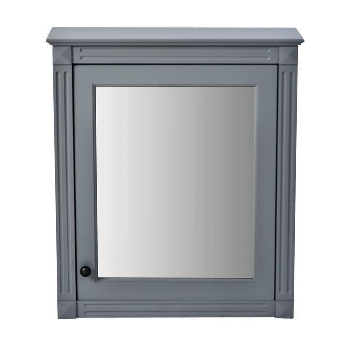 Wall Mounted Bathroom Storage Cabinet With Mirror, Medicine Cabinet With Height Adjustable Shelf Hearth and Haven