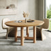 Extendable Oval Dining Table With Leaf Hearth and Haven