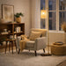 Brizo - Tall Corner Floor Lamp - Gold Ashcroft Furniture