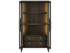 Fenwick - Display Cabinet - Dark Brown Universal Furniture