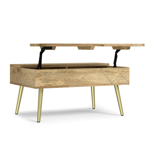 Jager - Lift Top Coffee Table Handcrafted Simpli-Home